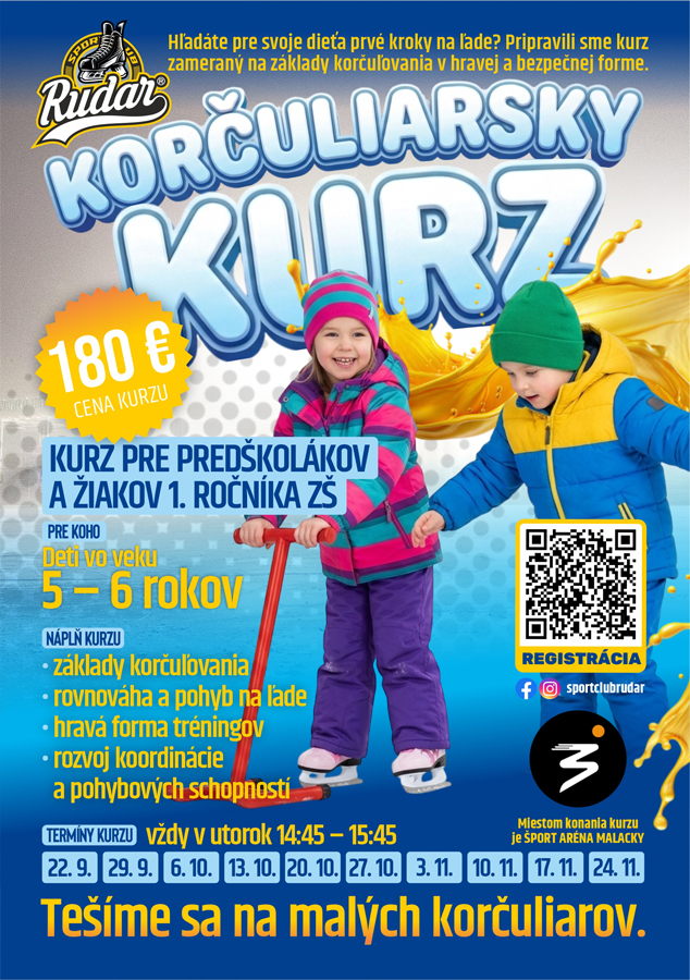 Korčuliarska prípravka pre predškolákov a žiakov 1. ročníka ZŠ 